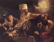 REMBRANDT Harmenszoon van Rijn The Feast of Belsbazzar oil painting reproduction